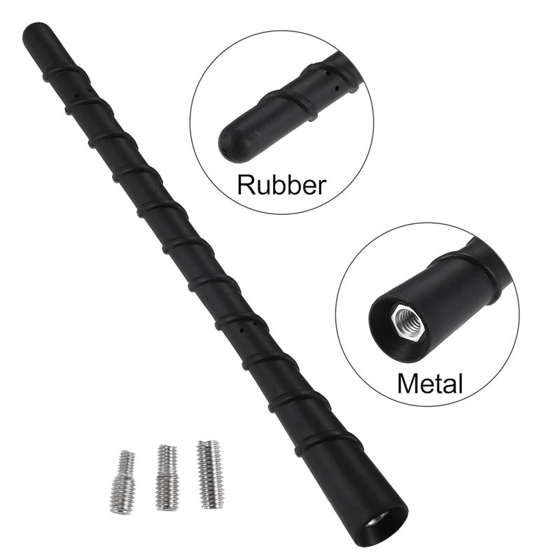 DHANVINE Car Roof Mast Whip Screws Amplified Radio AM/FM Aerial Flexible Fibre Antenna Compatible with Hyundai Grand I10 Nios Facelift - Image 4