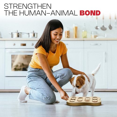SPOT Ethical Pet Interactive Seek-A-Treat Shuffle Bone Toy Puzzle That Will Improve Your Dog's IQ, Specially Designed for Training Treats - Image 4