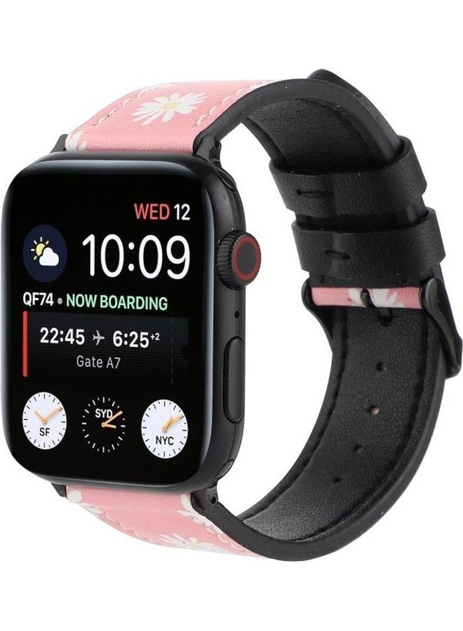 نيبمينينت سوار بديل بتصميم تراثي لساعة أبل سيريس 1/ 2/ 3/ 4/ 5/ 6/ 7/ SE مقاس 38-40-41 مم متعدد الألوان - Image 3