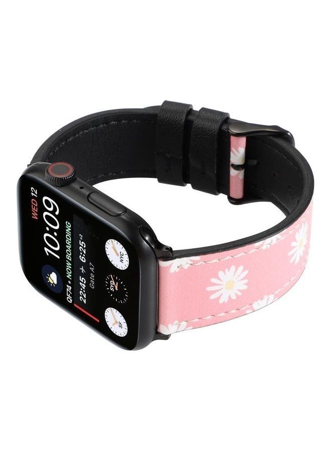 نيبمينينت سوار بديل بتصميم تراثي لساعة أبل سيريس 1/ 2/ 3/ 4/ 5/ 6/ 7/ SE مقاس 38-40-41 مم متعدد الألوان - Image 5