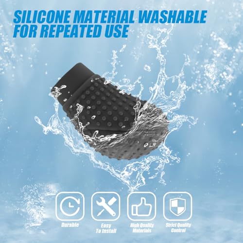 Zufoty Car Gear Shift Knob Cover, Gear Shift Knob Cover Car Protect Accessories, Car Shift Protector Cover Protector, Silicone Automatic Gear Shift Knob Cover Universal for Most Cars - Image 5