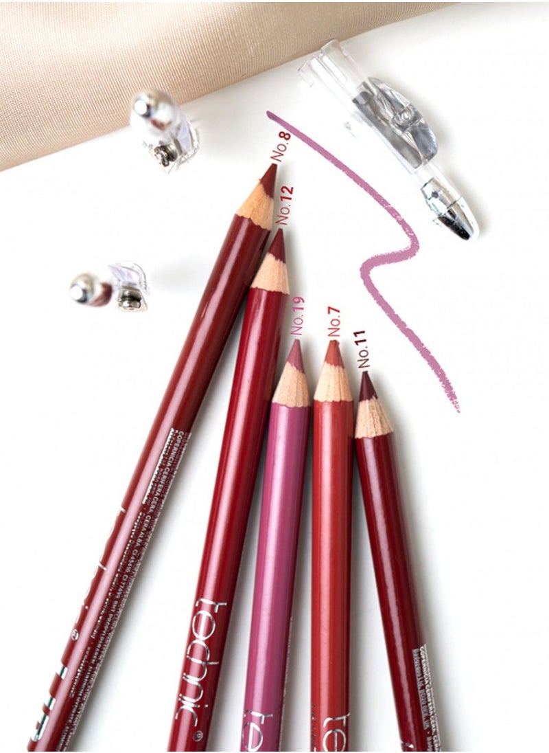 Technic Lip Liner Pencil with Sharpener - Coral  - Image 3