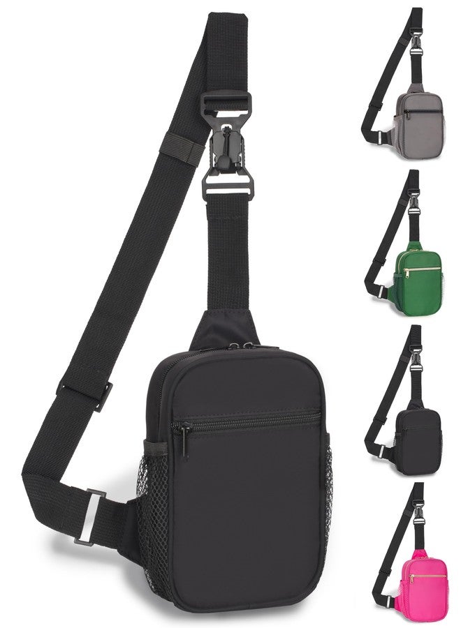 M2M Anti Theft Crossbody Bags for Women & Men Sling Bag with RFID Blocking Travel Crossbody Bags for Women Crossbody Purse, Black, 8.5 inches - Image 1