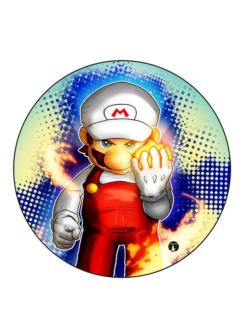 Video Game Super Mario Printed Mouse Pad Multicolour