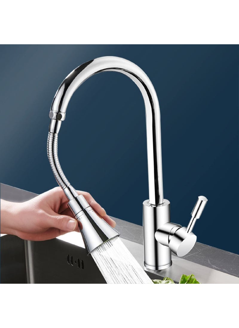 Trifecta Trifecta Faucet head aerator Sprayer Head Faucet Extender Nozzle Kitchen Faucet 2 Modes Adjustable High Water Flow Sink Faucet Universal Bubbler pack 1Faucet E  - Image 2