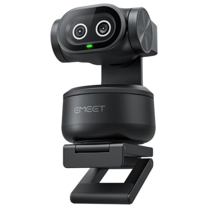 PIXY Dual-Camera AI-Powered PTZ Camera 4K 1 unit,for streamers and content creators, aluminum alloy body, ultra-fast 0.2s PDAF AI autofocus, black, plug-and-play compatibility with OBS/Twitch/Switch 2 - Image 1