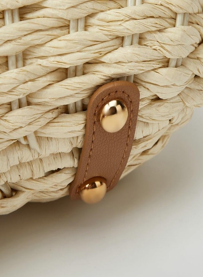 Caistre Women Straw Shoulder Handbag Natural Summer Beach Tote Bag Soft Bell Purse Straw Hobo Crossbody Bag 2026 - Image 5