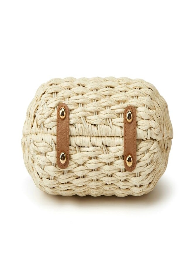 Caistre Women Straw Shoulder Handbag Natural Summer Beach Tote Bag Soft Bell Purse Straw Hobo Crossbody Bag 2026 - Image 4