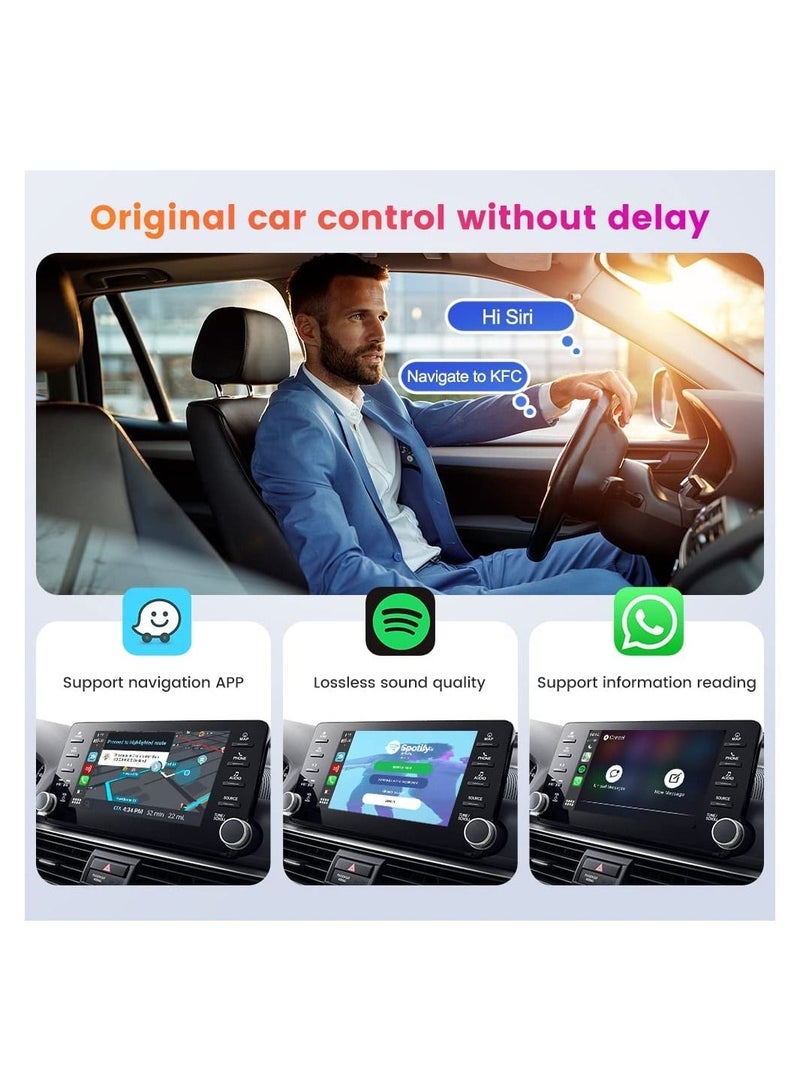 Carlinkit 4.0 Wireless Android Auto & Wireless CarPlay Adapter - Realize Wireless Dual System, Fit for Factory OEM CarPlay & for i Phone 14+ Below - Image 4
