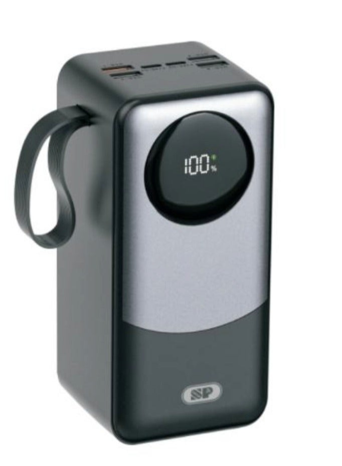 SP 50,000mAh Power Bank with 22.5W PD and 4 USB ports, and screen display - Image 1