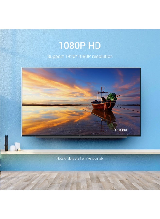 VENTION HDMI to VGA Converter with Female Micro USB and Audio Port  0.15M Black Model # ACRBB - Image 5