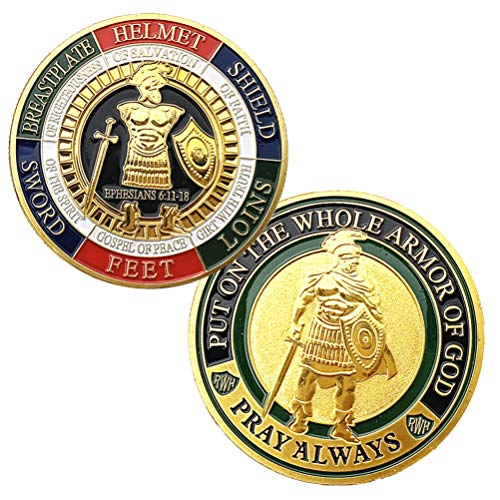 Glamtune Armor of God Challenge CoinPrayer Coin Collectors Medallion - Image 1