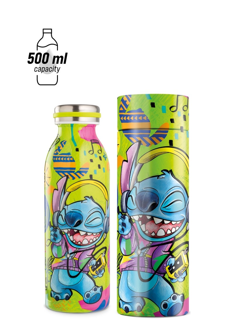 ايجان Water Bottle Stitch ml 500 Green Color Material is Steel  - Image 1