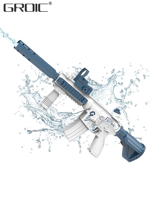 GROIC Electric Water Gun Toys for Kids, Automatic Squirt Guns Toy for Summer Fun - High Capacity, 10M Range - Ideal for Pool Parties, Beach &Outdoor Activities, Electric Super M416 Burst Blaster  - Image 1