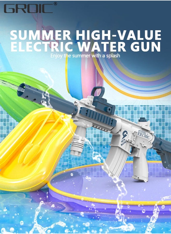 GROIC Electric Water Gun Toys for Kids, Automatic Squirt Guns Toy for Summer Fun - High Capacity, 10M Range - Ideal for Pool Parties, Beach &Outdoor Activities, Electric Super M416 Burst Blaster  - Image 2