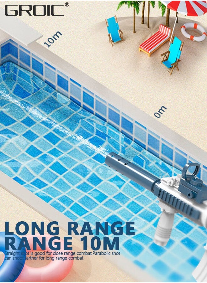 GROIC Electric Water Gun Toys for Kids, Automatic Squirt Guns Toy for Summer Fun - High Capacity, 10M Range - Ideal for Pool Parties, Beach &Outdoor Activities, Electric Super M416 Burst Blaster  - Image 5