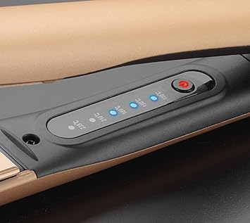 Diva Pro Styling Precious Metals Touch Straightener Rose Gold with Macadamia Argan Oil and Keratin Infused Ceramic Plates PRO201 - Image 5