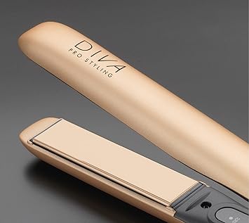 Diva Pro Styling Precious Metals Touch Straightener Rose Gold with Macadamia Argan Oil and Keratin Infused Ceramic Plates PRO201 - Image 3