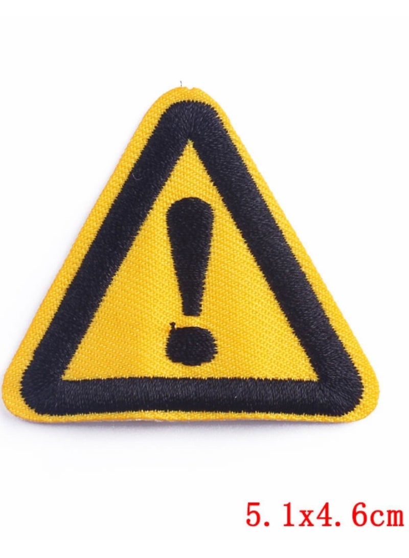 Project Nomad Project Nomad Velcro Hook Patch, Tacti-Cool FUNNY Collection, Caution/Attention  for gym bag/pack/vest, tech gadgets for kids & adults, for school backpack, for pencil case, gift for men/women 5.1x4.6  - Image 1