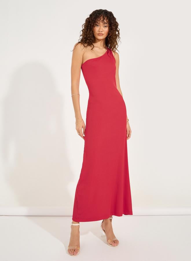 Styli Asymmetric Column Dress  - Image 1