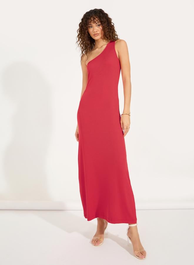 Styli Asymmetric Column Dress  - Image 4