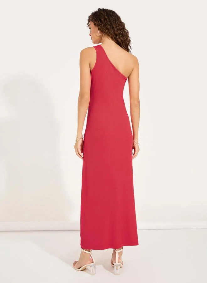 Styli Asymmetric Column Dress