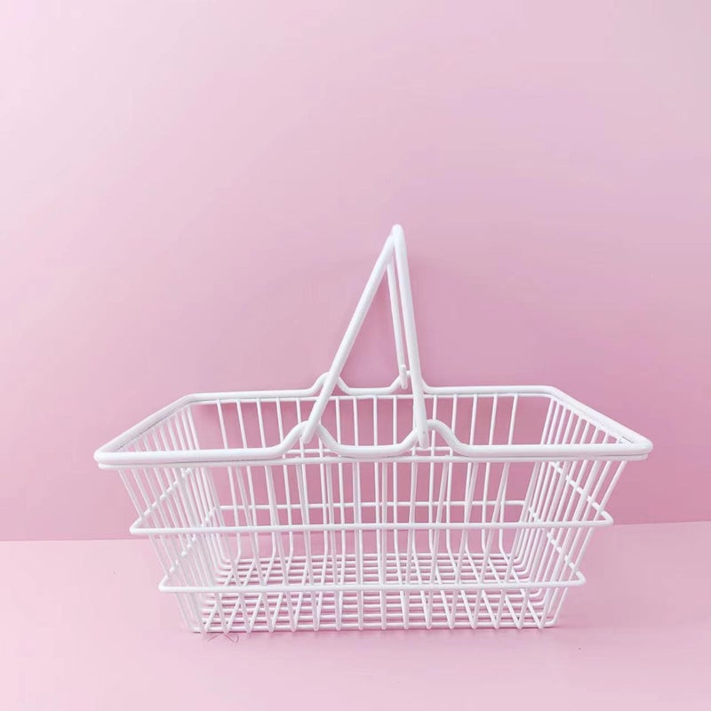 general Mini Metal Storage Basket Desktop Organizer for Home Office - Image 1