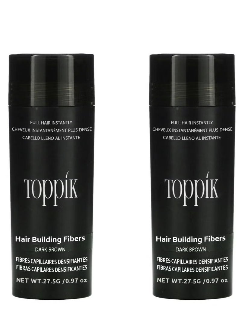 توبيك ألياف تحفيز نمو الشعر بني داكن قطعتين - Image 1