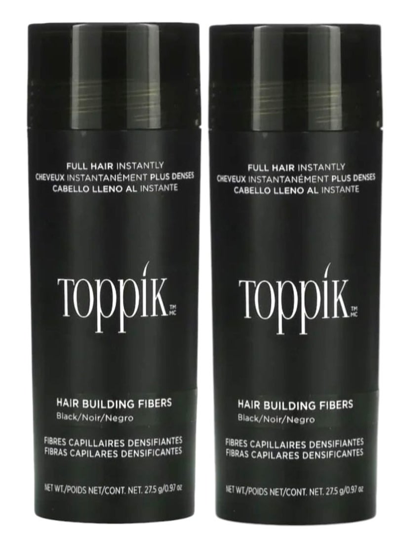 Toppik 2 PCS Hair Building Fibers Black  - Image 1