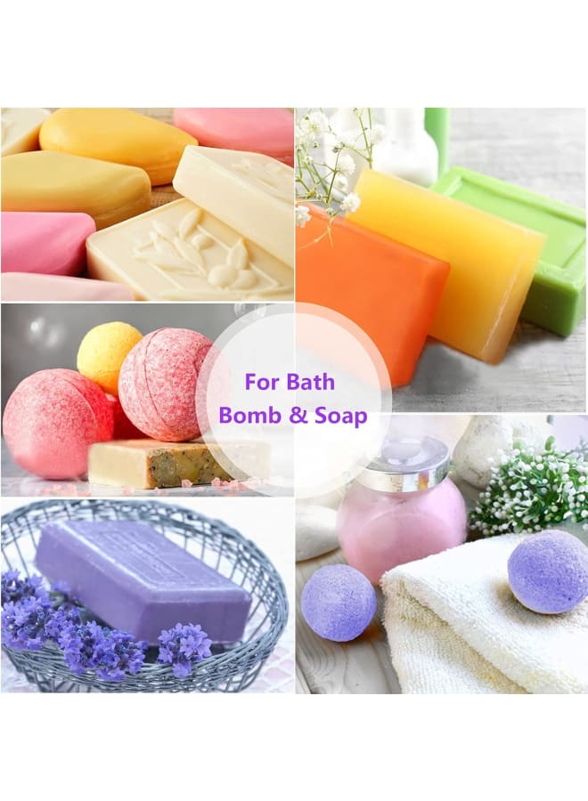 20 Colours Mica Powder Soap Paint Metallic Colour Resin with Spoon, Epoxy Resin Pigment for Candles, Makeup, Paint, Slime, Nail Polish (20 x 10 g)  - Image 5