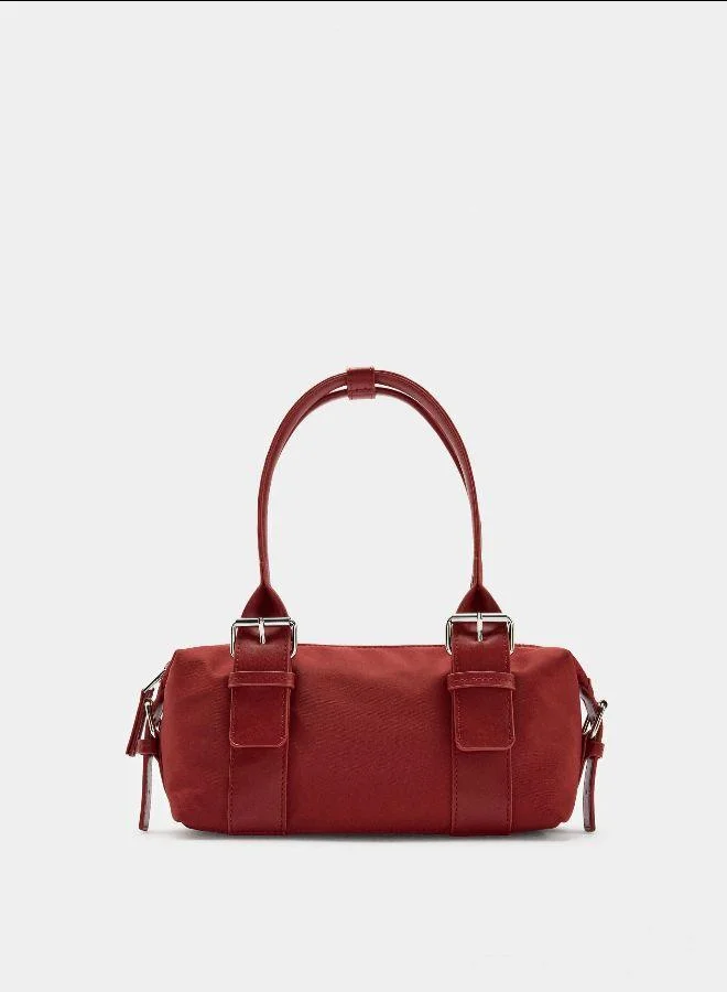 بارفوا حقيبة كتف مع أبازيم