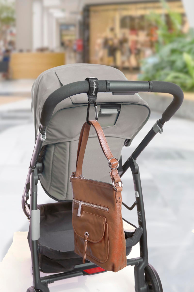 Dreambaby Clip Buddy Stroller Hook Carabiner - Bag Holder - Black- Model L271 - Image 2