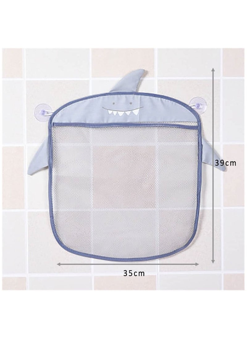 3PCS Baby Bathroom Mesh Bag for Bath Toys Kids Basket Net Cartoon Animal Shapes With Strong Suction Cup Hook