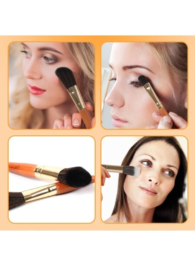 9Pcs Mini Travel Makeup Brushes Set with Bag, Makeup Brush Kit, Full Face Make up Brushes Set and Brush Case, Portable Makeup Brush, Cosmetic Brush, for Foundation, Powder - Image 3