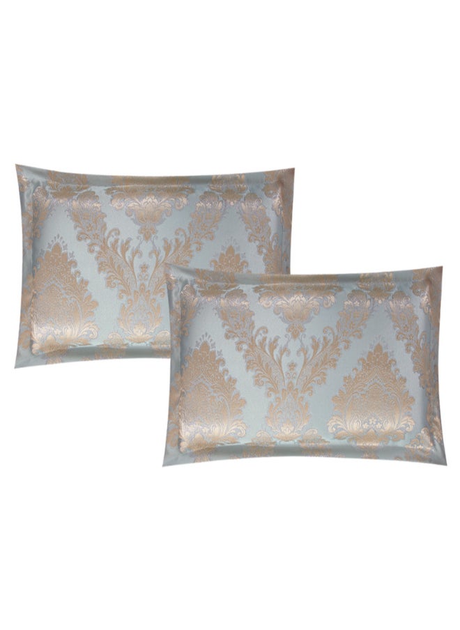 LEVORE - Jacquard Comforter Set With Durable And Soft Fabric Heavy Filling And A Design That Satisfies All Tastes 8 Pieces King Size - Image 1