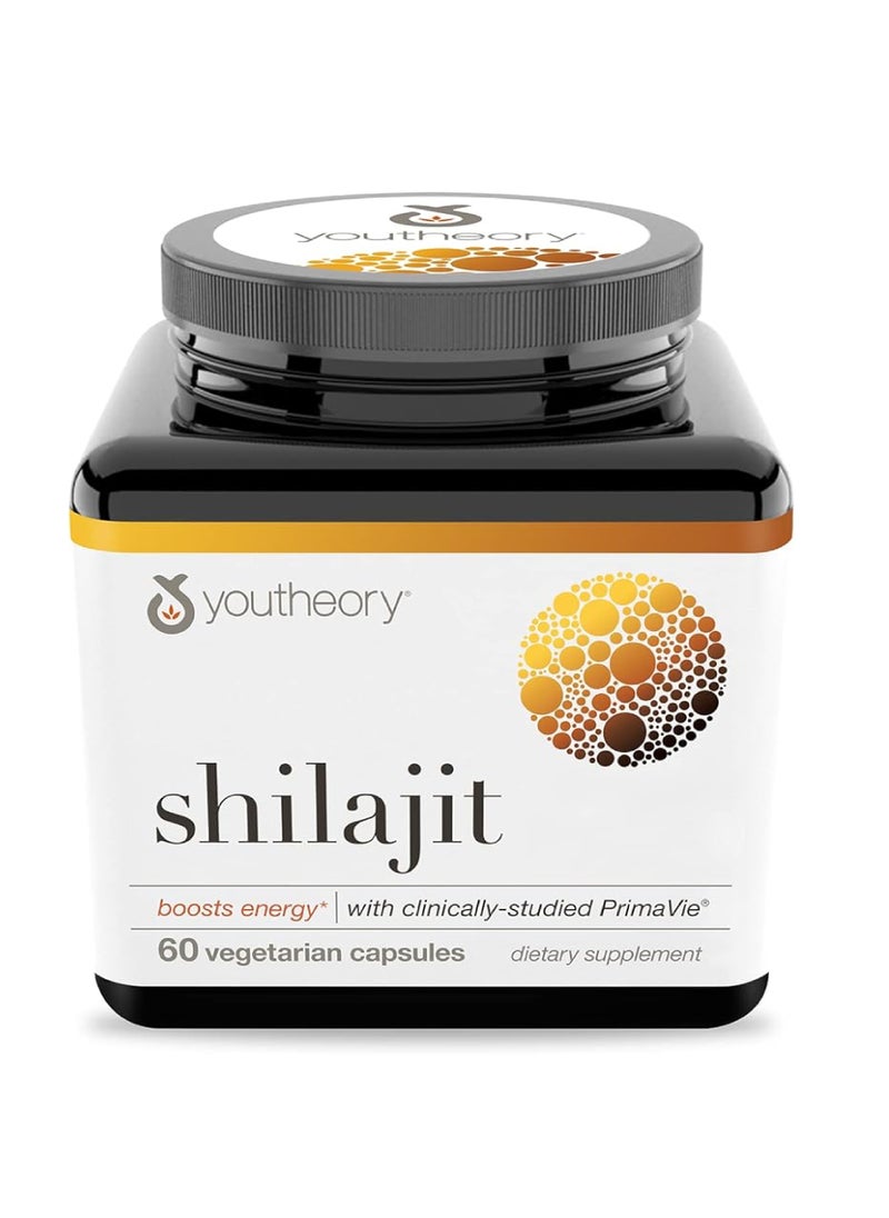 youtheory Youtheory Shilajit 60 Vegetarian Capsules 