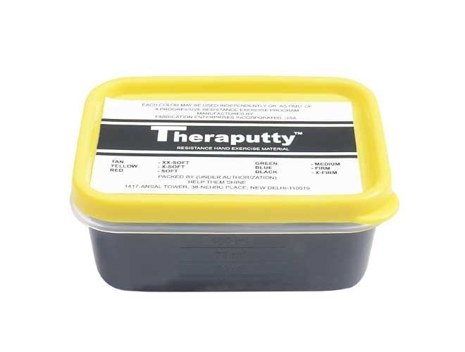 Help Them Shine THERAPY PUTTY Exercise Material -Black/X-Firm (100 gm) (packaging may vary) - Image 2