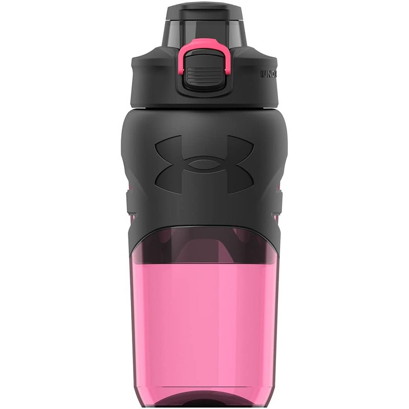 Under Armour 18oz Grip Water Bottle, Pro Lid Cover, Silicone Body Grip, Shatter Proof, Stain & Odor Resistant, All Sports, Baseball, Basketball, Football - Image 3