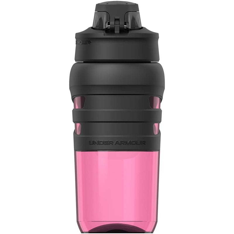 Under Armour 18oz Grip Water Bottle, Pro Lid Cover, Silicone Body Grip, Shatter Proof, Stain & Odor Resistant, All Sports, Baseball, Basketball, Football - Image 5