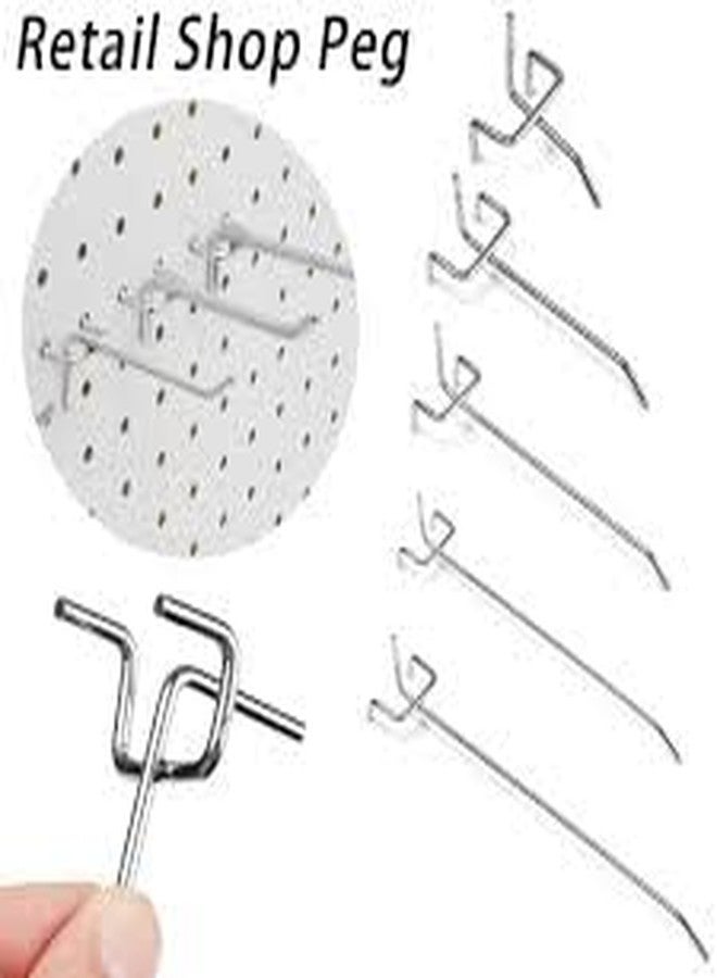 Teclican Pegboard Hook Organizer Kit 2 Inch | Hanging Hooks Set for Garage Organization | Great for Wall Hanging and Shelving, Tool Storage, Craft Organizing (20) - Image 3