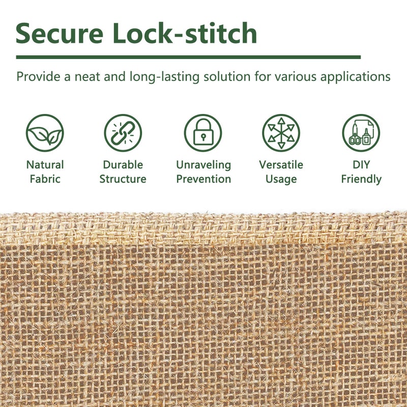koretech لفة خيش متعددة الاستخدامات 40" × 40 قدم، تغليف شجرة من خيش عالي الكثافة، ألياف جوت، حاجز للأعشاب، مشاريع حرفية وزينة حفلات - Image 4