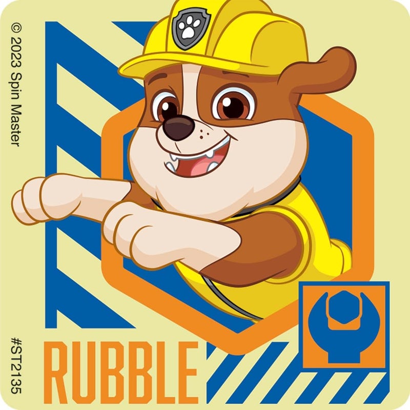 SmileMakers PAW Patrol Signature Stickers, Multicolor, Paper, 2.5 Inches, Square Shape, 100 Count, Made in USA - Image 2