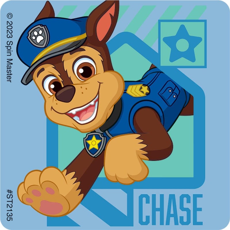 SmileMakers PAW Patrol Signature Stickers, Multicolor, Paper, 2.5 Inches, Square Shape, 100 Count, Made in USA - Image 4