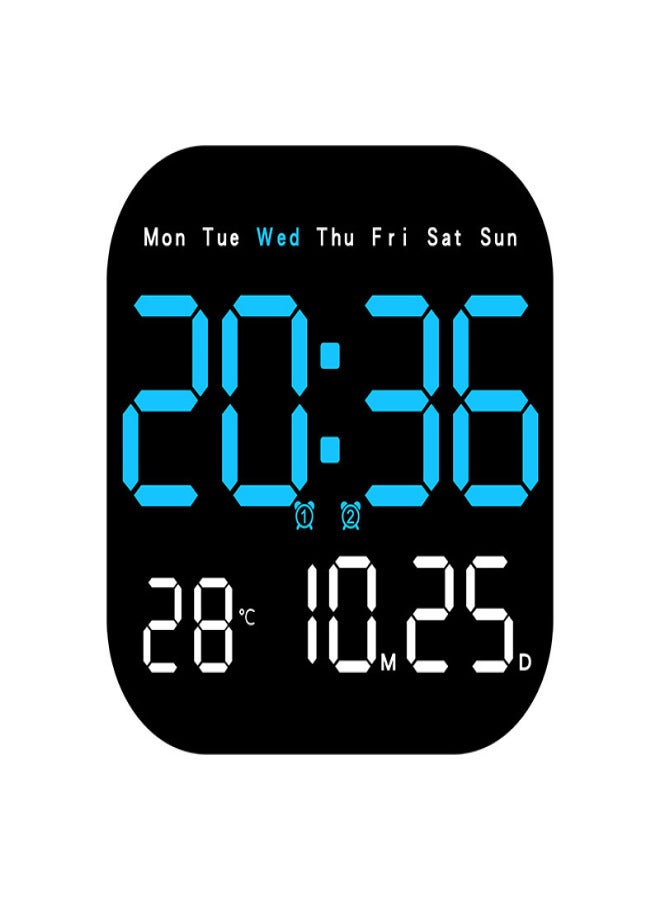 Multifunctional clock LED electronic clock living room fresh wall clock can be hung or stood dual-purpose clock - Image 1