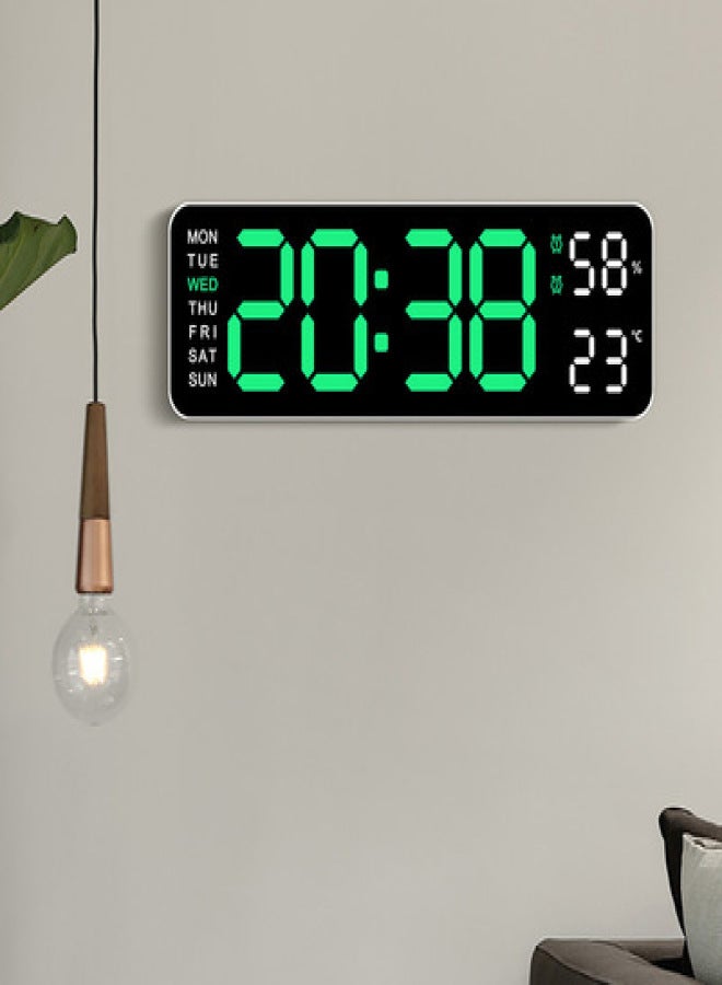 Multifunctional clock LED electronic clock living room fresh wall clock can be hung or stood dual-purpose clock - Image 2