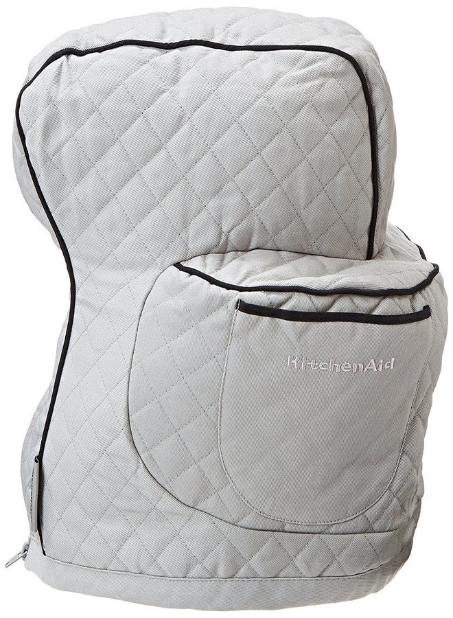 KitchenAid Fitted Stand Mixer Cover, Silver Frost - Image 2