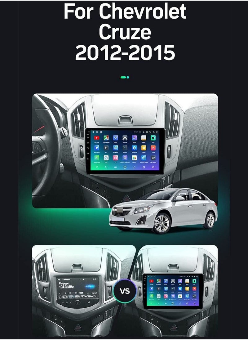 UKMASTER Android Monitor for Chevrolet Cruze 2012 - 2015 2+32 Carplay GPS 9'' Bluetooth Video Receiver Android Screen  - Image 2
