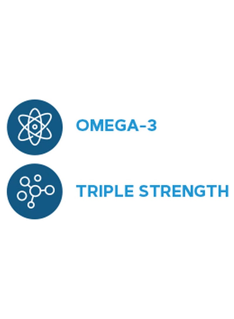 GNC Triple Strength Fish Oil Mini,120 Mini Softgels - Image 3