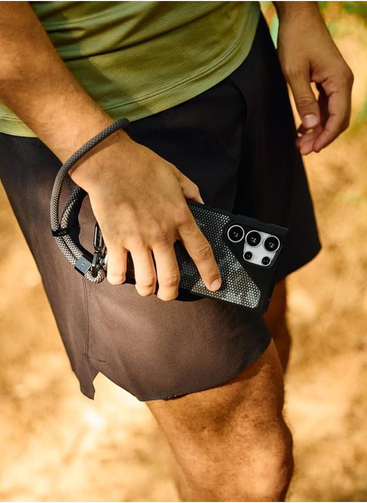 Urban Armor Gear UAG Metropolis LT [MagSafe] Samsung Galaxy S25 ULTRA Case Cover [18 Feet Drop tested] - Micro Hex Camo Graphite  - Image 3