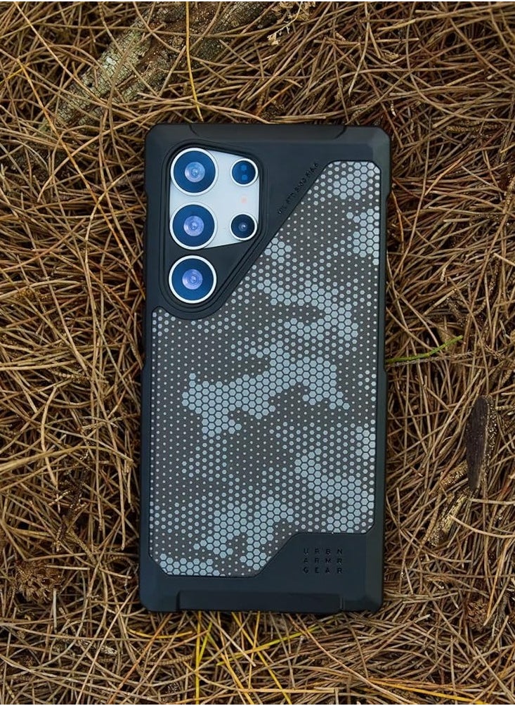 Urban Armor Gear UAG Metropolis LT [MagSafe] Samsung Galaxy S25 ULTRA Case Cover [18 Feet Drop tested] - Micro Hex Camo Graphite  - Image 5
